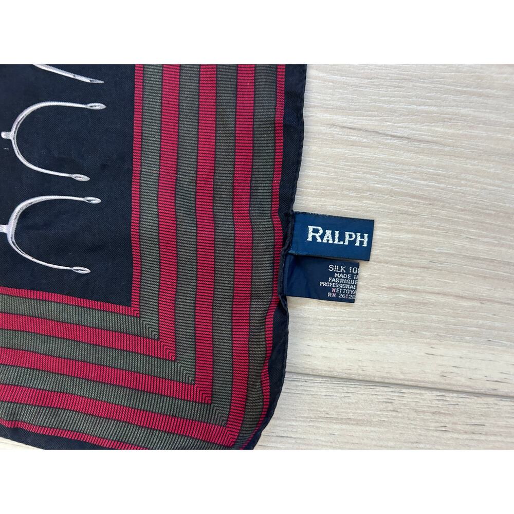 Vintage Ralph Lauren Equestrian Silk Scarf - Picture 2 of 4